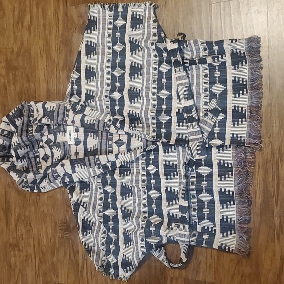 - Anthropologie Aztec BB Dakota Multi Color Sweater Jacket sz Medium - Picture 1 of 11